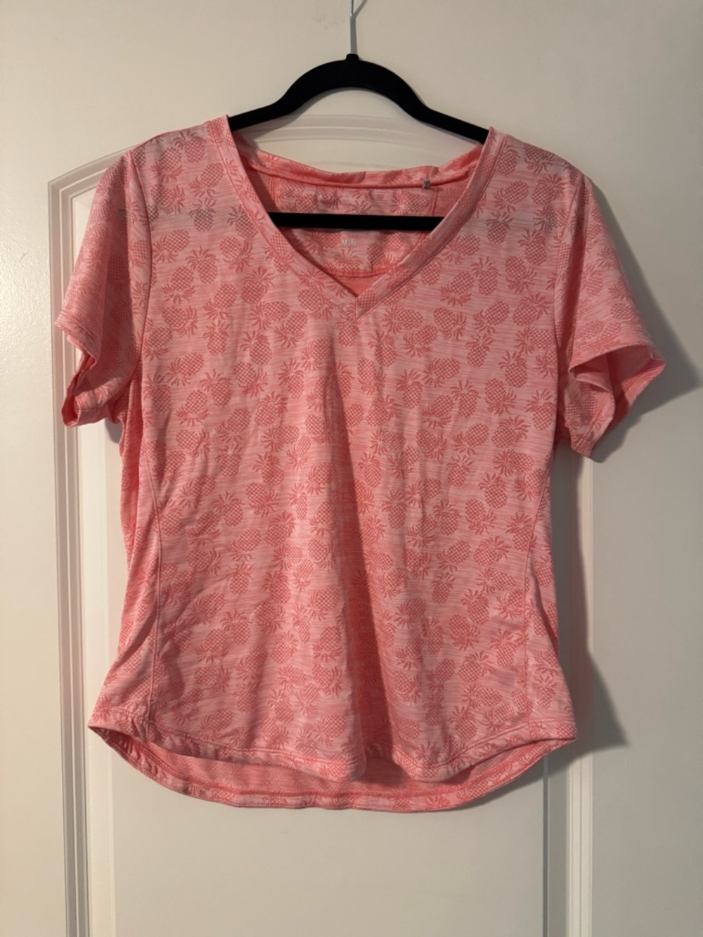 Tommy Bahama Women's Rose Pink V-Neck Short Sleeve Top